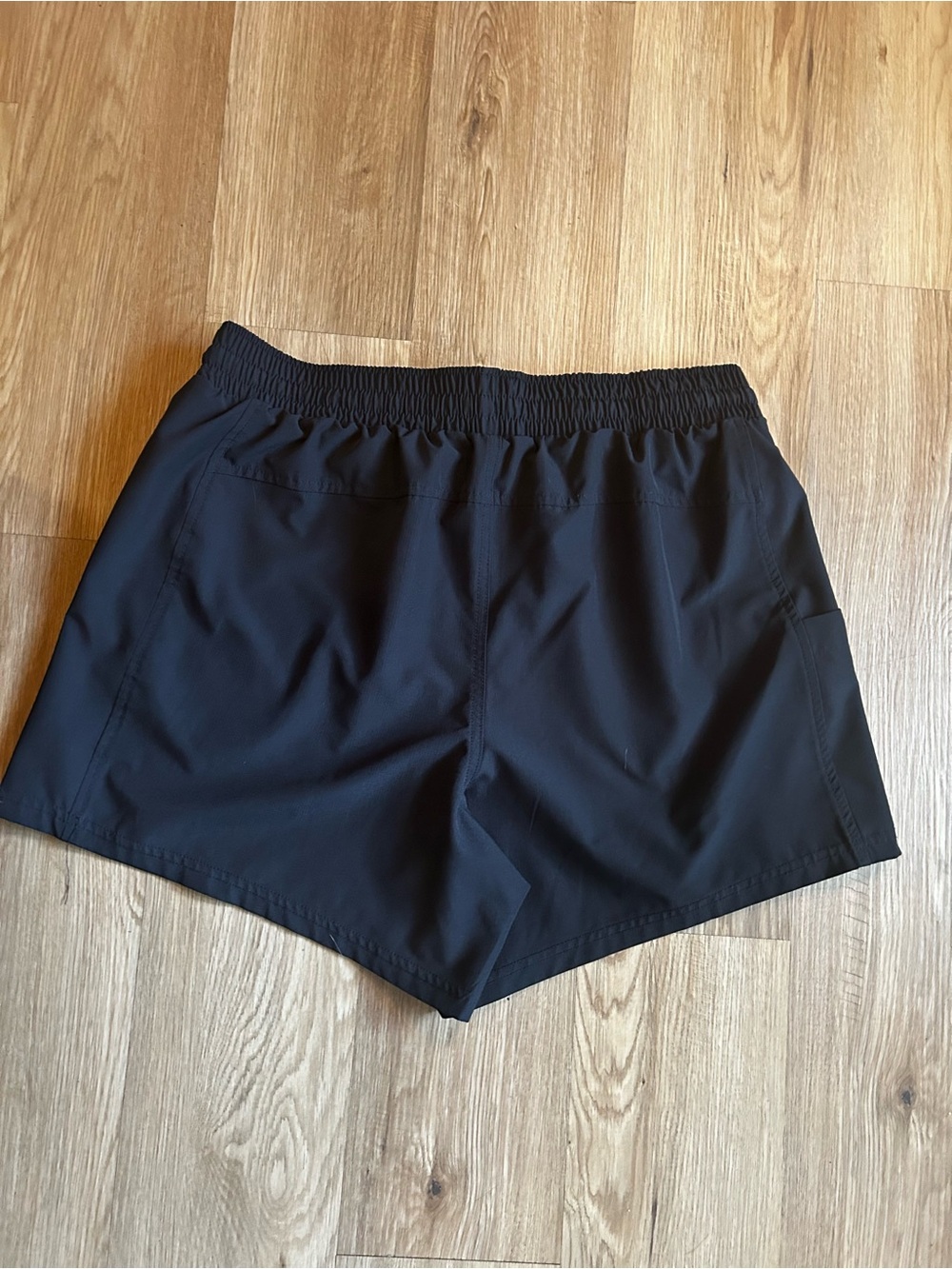 Black Athletic Women's Shorts - Performance Running Shorts - Picture 7 of 7